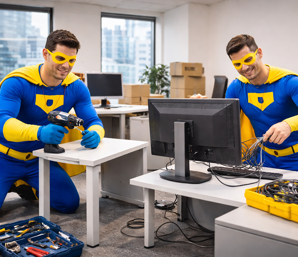 Gewerbeumzug / Büroumzug – UmzugsHelden24