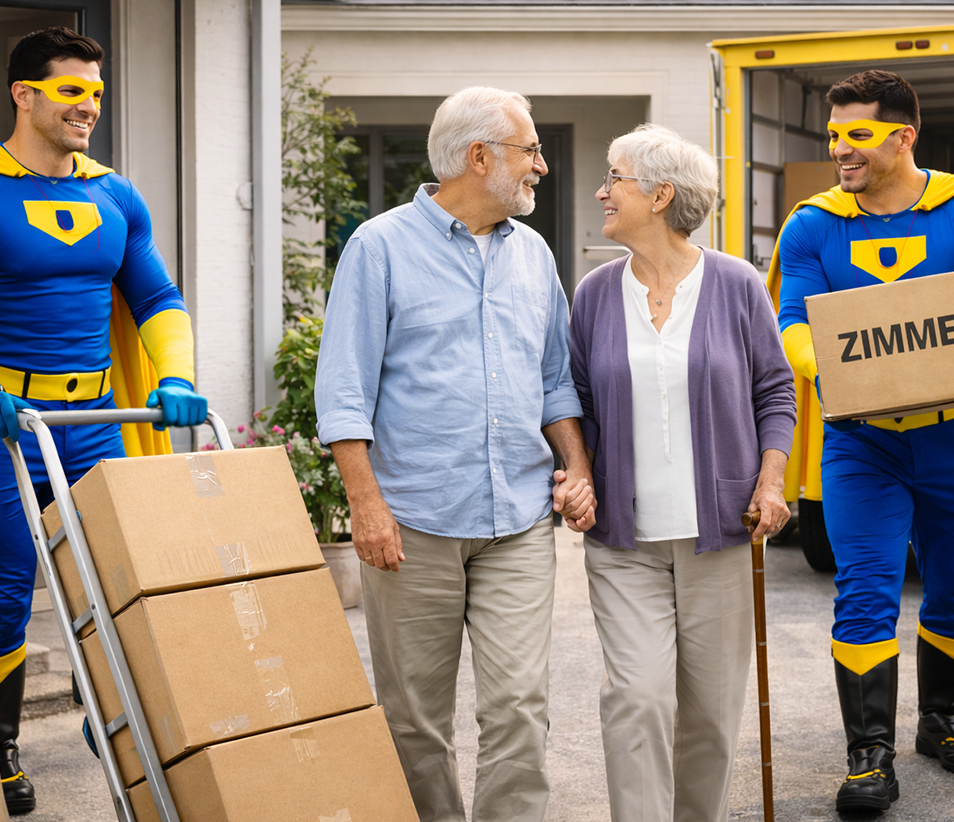 Seniorenumzug – rücksichtsvoll & organisiert