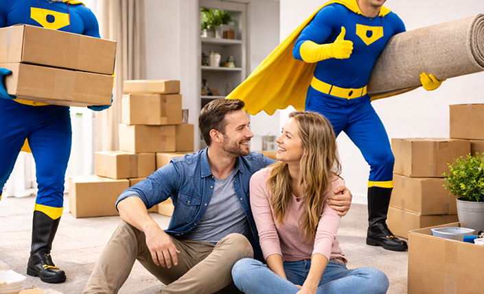 Privatumzug in Musterstadt